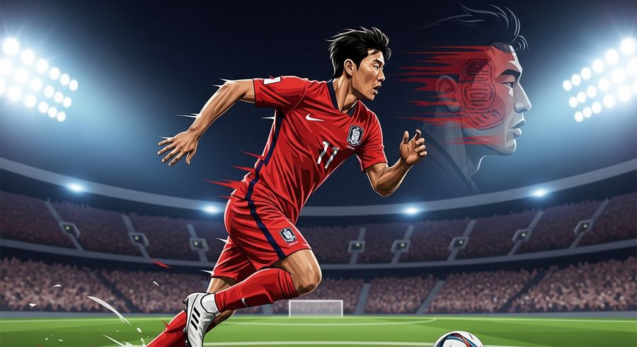 대한민국 대표팀의 2026 월드컵 조별리그 여정을 상징하는 이미지