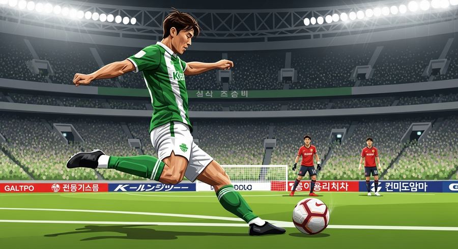 K리그1 득점왕 경쟁을 상징하는 이미지